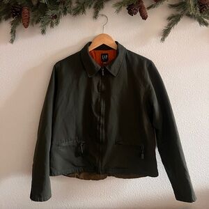GAP Women's Dark Olive Utility Jacket